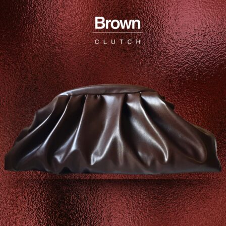 BROWN CLUTCH