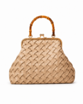 smocked bamboo in beige